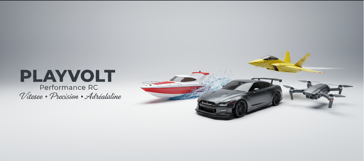 Bannière PlayVolt - Vitesse Précision Adrénaline