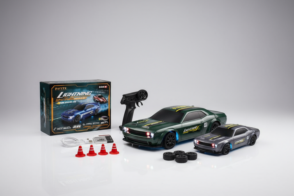 Voiture RC Lightning verte